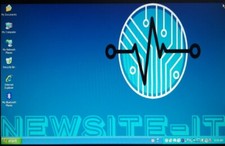 Scratched Black Dell E178FPc 17" LCD Monitor 1280 x 1024 w/ VGA  Power Cables