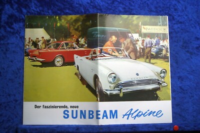 Sunbeam Alpine 1959 Prospekt (A1203) FAKSIMILE Archiv Verlag