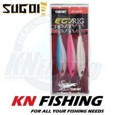 SUGOI EGI SQUID Set 3 Lures Tataki Squid Fishing Ready Combo H1 80mm Size 3.0