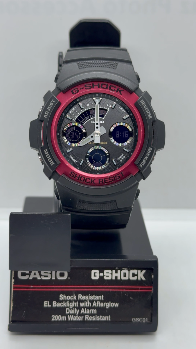 Casio G-Shock AW-591 Wrist Watch Module 4778 Mans 200m Alarm World Casio G-Shock AW-591 Wrist Watch Module 4778 Mans 200m Alarm World
