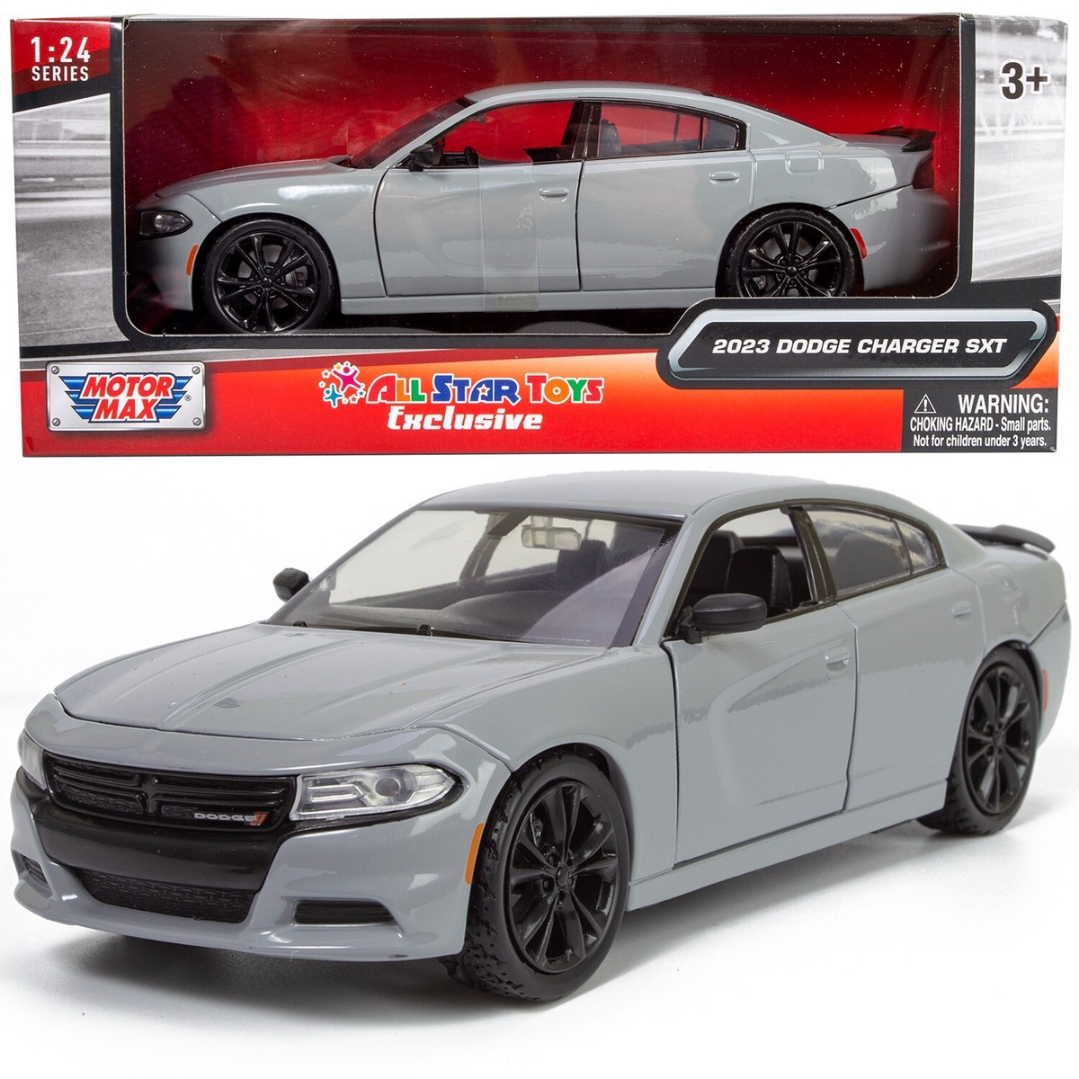 MOTORMAX 2023 DODGE CHARGER SXT Destroyer Gray 1/24 Diecast 79387