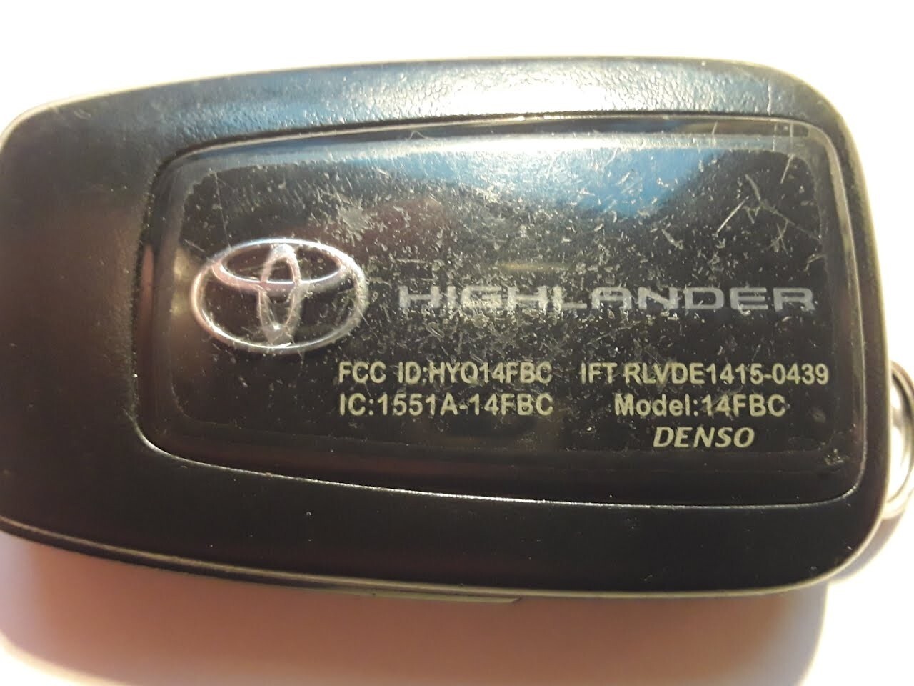 OEM TOYOTA DENSO SMART KEY FOB FCC ID HYQ14FBC Model 14FBC eBay