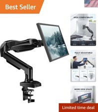 Single Monitor Mount, 13 to 32 Inch Gas Monitor Arm, Adjustable Stand, Vesa M...