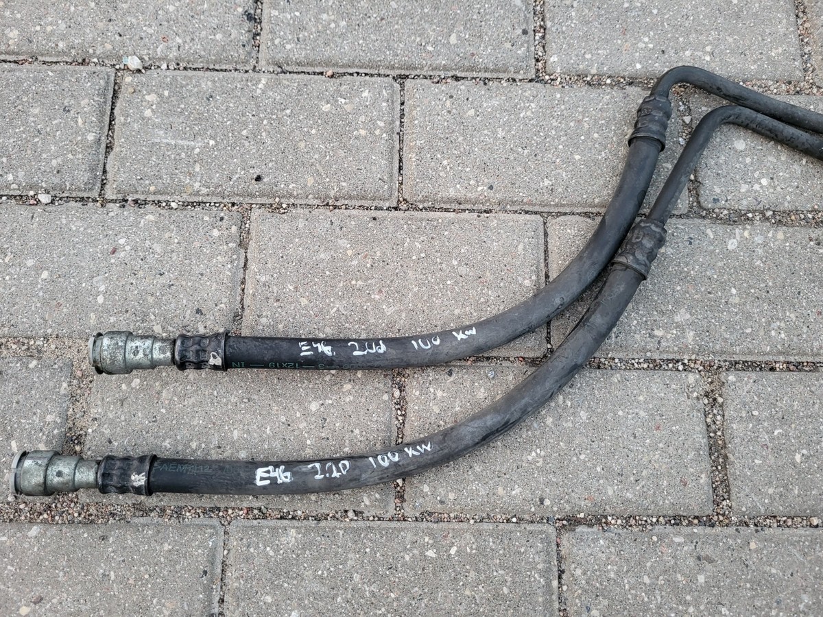 BMW E46 Oil cooling pipe outlet/inlet 17222249783 17227788599 | eBay 