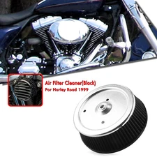 Black Motorcycle Air Filter Cleaner For Harley Road 1999-07 2003 Dyna 29442-99A