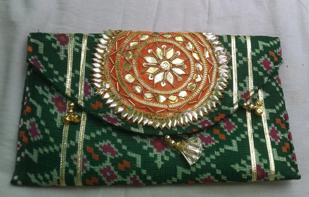 Rajasthani handmade clutch bag 1