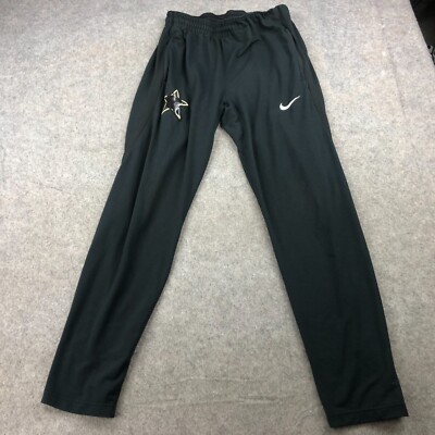 Vanderbilt Commodores Sweatpants Mens Medium Gray Gold Embroidered Jogger Nike*