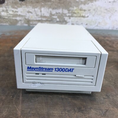 Maynard Electronics MaynStream 1300DAT External DAT SCSI Tape Drive w/Cables