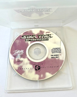 Star Trek ''25th Anniversary'' Computer CD Game BUNDLE SALES ONLY Version 1993