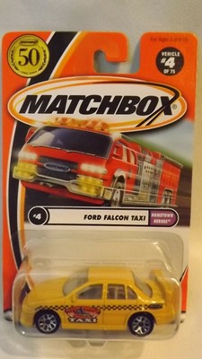 2001 Matchbox Ford Falcon Taxi # 4 of 75 Hometown Heroes Series 
