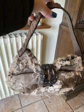 borsa desmo originale In Pelle Lavorata Con Fibbia A Chiusura