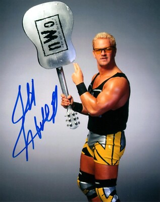 Jeff Jarrett Signed WCW Wrestling 8x10 Photo Autograph TNA WWE COA Wrestler NWO