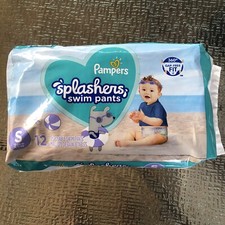 Pack Of 36 Pampers Splashers Swim Pant Sz S 13-24 Lbs 3Packs-12 Each Pool Beach