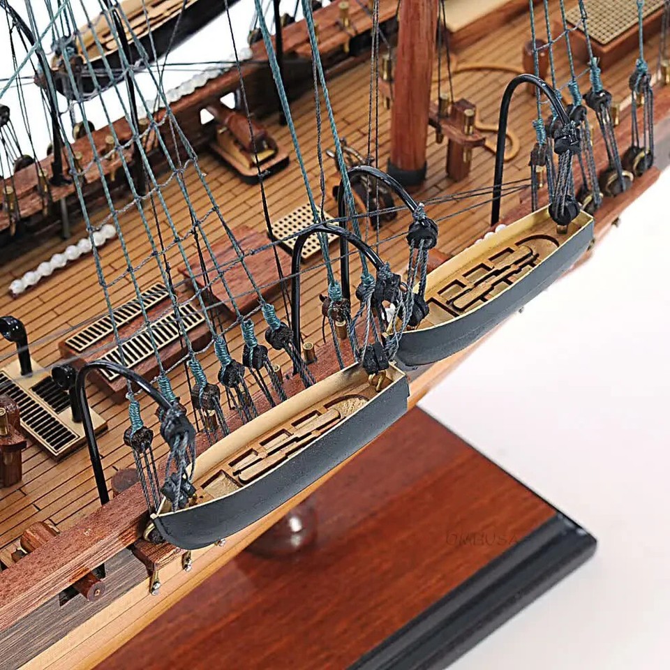 CSS Alabama Wooden Steam Tall Ship Model 32