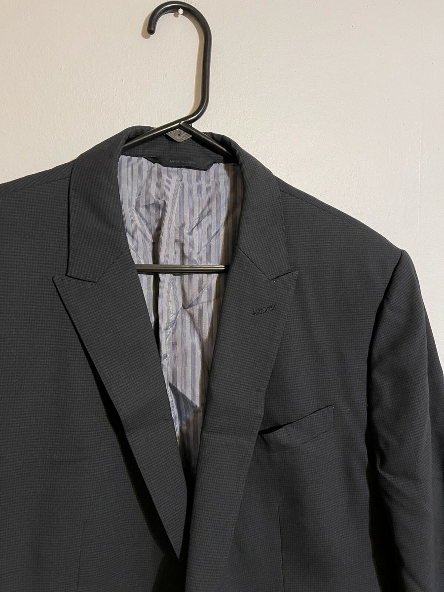 Banana Republic Marzotto Navy Blue Wool Suit Coat Blazer Jacket