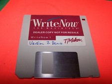 Macintosh WriteNow 1 Dealer Demo Disk