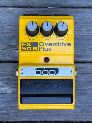 Vintage 80's DOD FX 50B Overdrive Plus Pedal Distortion Effects Guitar   USA
