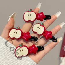 Hairpin Love and Deepspace Q Edition Hair Clip Headwear Caleb Apple Cute Gift