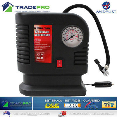 Air Compressor Tyre Inflator Electric 12V Portable Car Bike Bonus