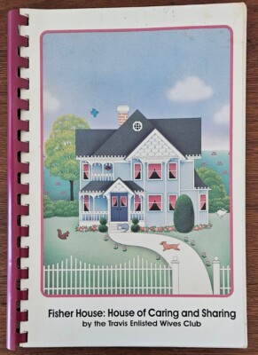 VTG Travis Air Force Base Cookbook 1993 Enlisted Wives Fisher House spiral bound