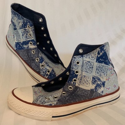 blue bandana chucks