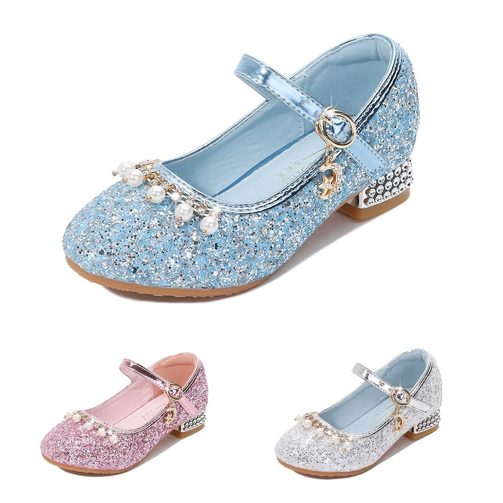 CONVERSE Scarpe principessa perle paillettes tacco alto glitter festa compleanno bambina