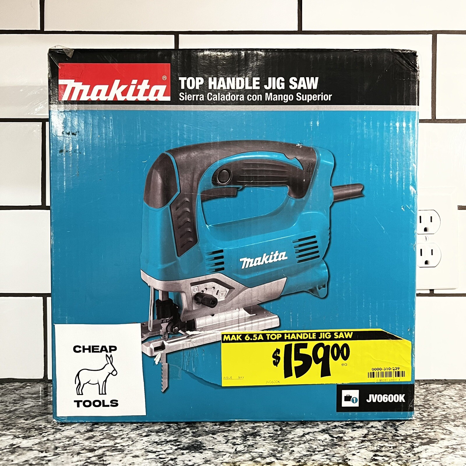 Makita Jigsaw JV0600K Top Handle 6.5A Corded Jig Saw New in Box