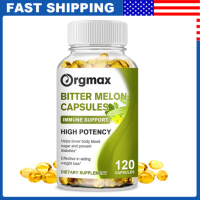 Bitter Melon Extract High Potency Capsules Help Lower Blood Sugar Immune Health
