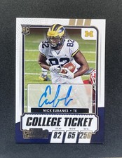 Nick Eubanks 2021 Panini Contenders Draft Picks Rookie Auto