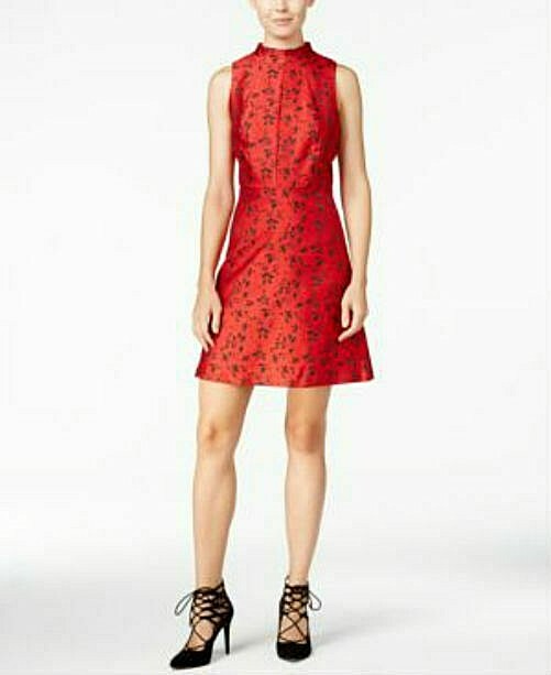 dark red women's dress