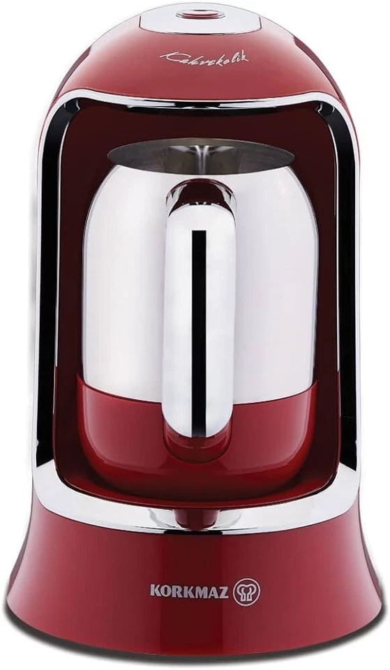 KORKMAZ CAFETERA ROJA 220V OLLA ELÉCTRICA TURCA HERVIDOR DE AGUA A860-03 Vendedor de EE. UU. Foto 2 de 4
