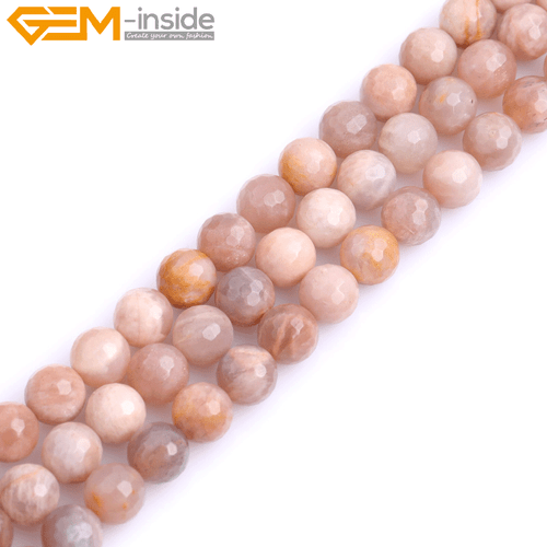 Natural Sunstone Gemstone Round Beads For Jewellery Making 15" 6mm 8mm 10mm 12mm - Picture 64 of 95
