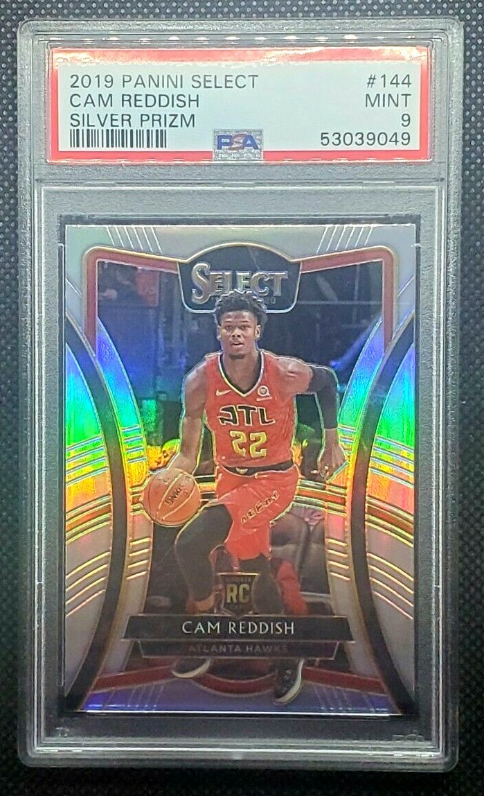 2019-20 Panini Select Premier Level Cam Reddish Rookie Silver Prizm RC PSA 9