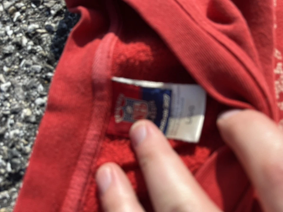 Винтажный KC Chiefs свитер мужской L красный пуловер толстовка с длинным рукавом Reebok - Изображение 3 из 4