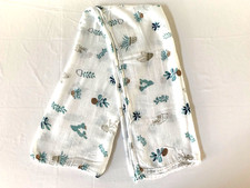 Little Unicorn Bamboo Organic Cotton Baby Muslin Swaddle Blanket Approx. 47 X 38