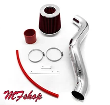 Red Air Intake System Kit Filter For 1988-1991 Honda Civic CRX 1.6L L4