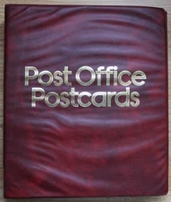 NICE USED POST OFFICE POSTCARD / PHQ CARD ALBUM WITH 20 DOUBLE LEAVES AS PHOTOS.
