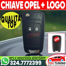 GUSCIO +LOGO CHIAVE per OPEL INSIGNA ASTRA ZAFIRA MERIVA CORSA MOKKA ADAM -