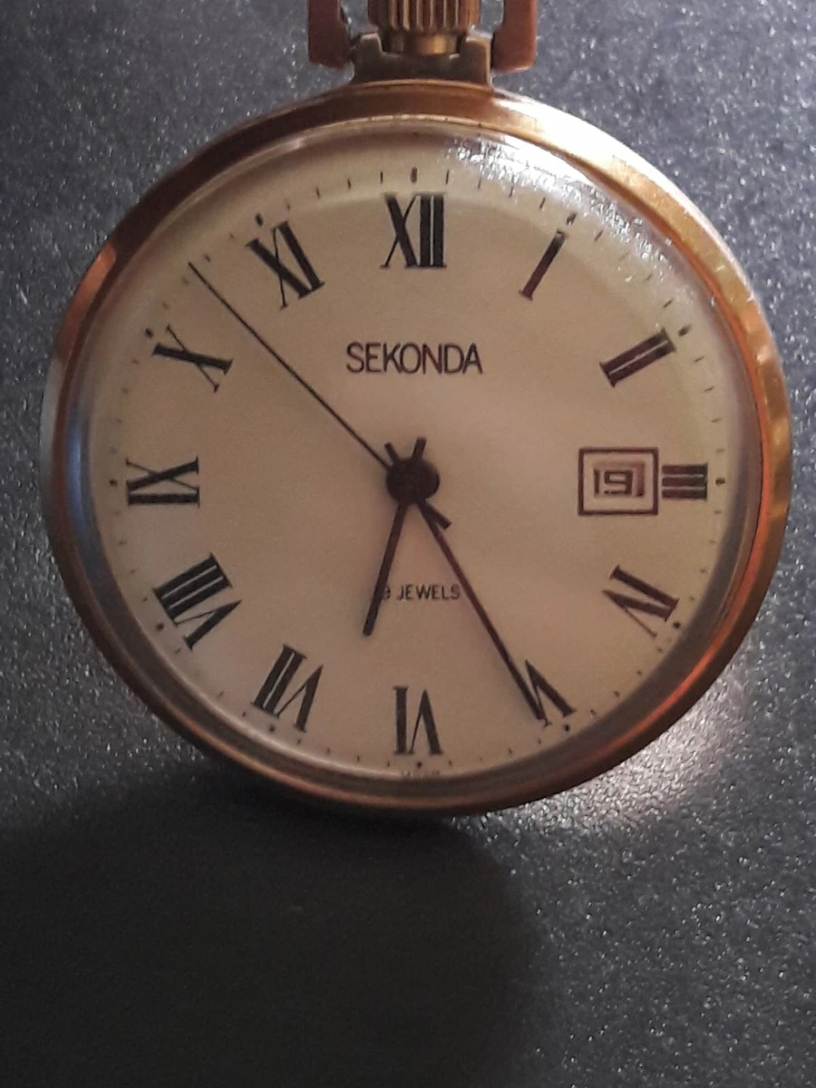 Sekonda pocket watch 19 clearance jewels