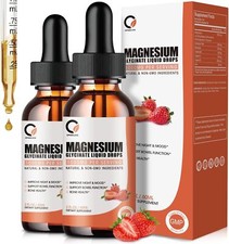 2 Packs Premium Magnesium Liquid Drops,Improve Sleep,Promote Nerve Health 