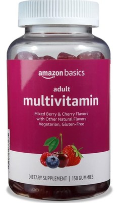 Amazon Basics Adult Multivitamin, 150 Gummies, 75-Day Supply