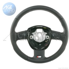 Volante in pelle traforata OEM Audi S-Line A4 B7 A6 C6 A8 Q7 con multimedia