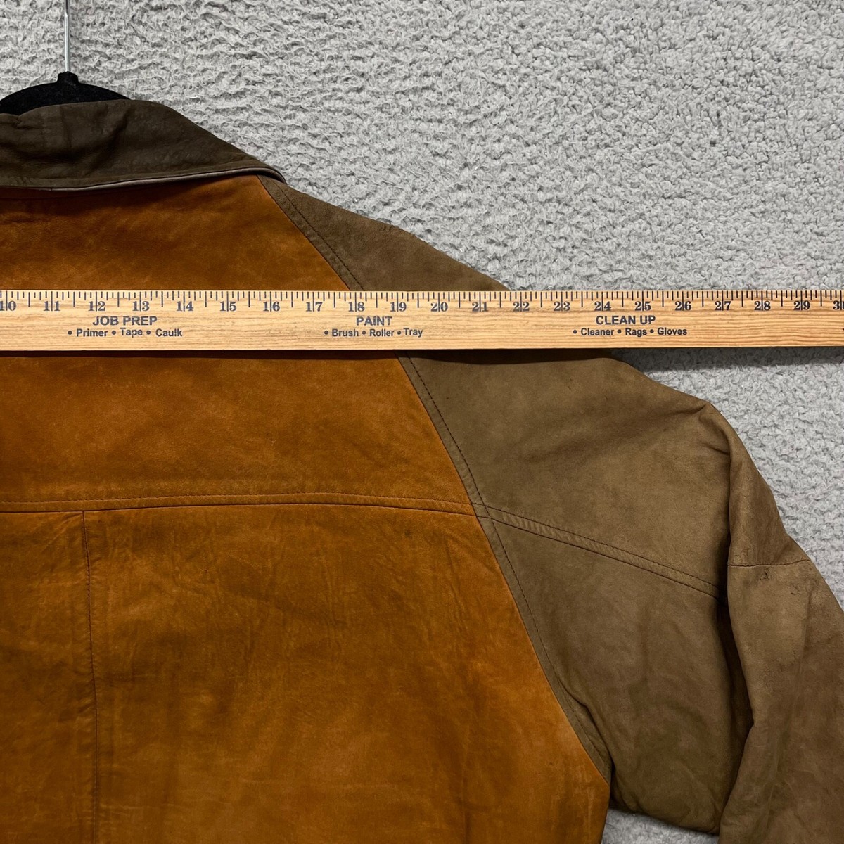 Vtg Brooks Brothers Leather Bomber Jacket Mens L Brown Retro