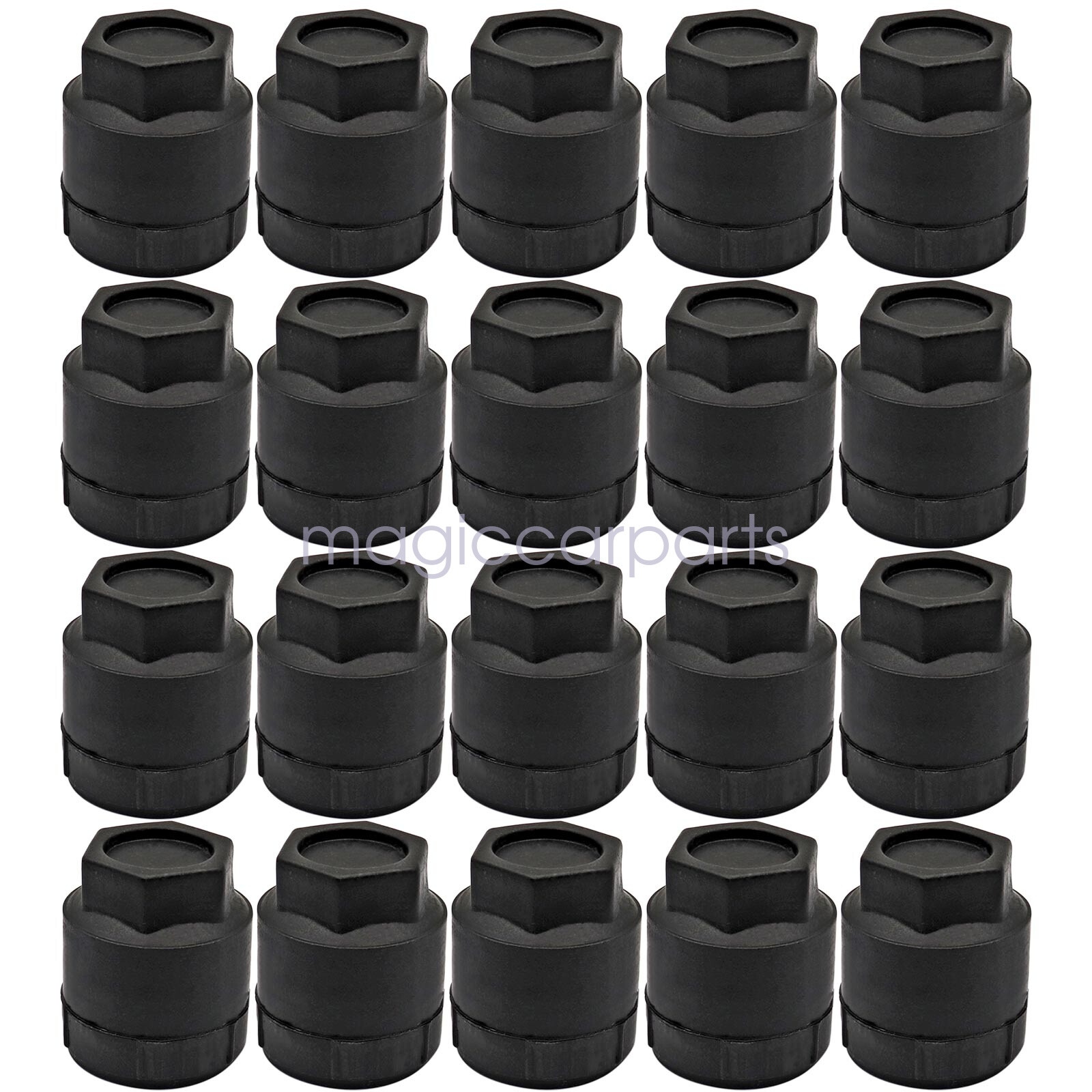 20PCS Black screw on wheel lug nut covers For 19821992 Camaro z28 IROC