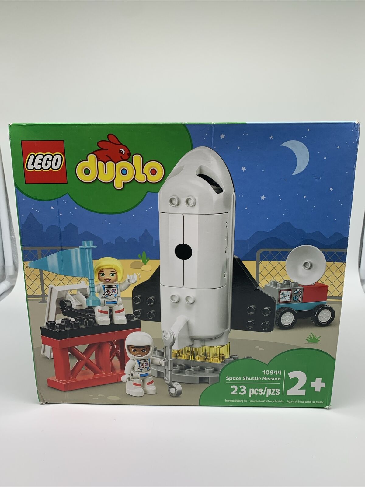 LEGO DUPLO 10944 TOWN SPACE SHUTTLE MISSION ROCKET TOY PRESCHOOL TODDLERS 23 PCS