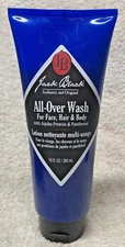 JACK BLACK ALL OVER WASH face hair body wash mens 10 oz. NEW