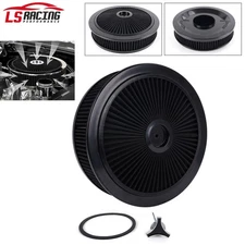 Universal Deep Dish Performance Air Cleaner, 14 x 4 Inch,Round Shape for SBC BBC