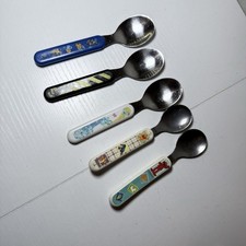 Vintage The First Years Winnie the Pooh Blues Clues Various Toddler Spoons Set 5