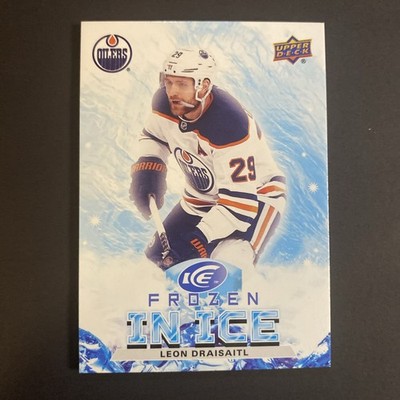 2021/22 Upper Deck Ice Leon Draisaitl Frozen In Ice Rip #FI-36