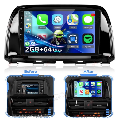 2+64GB Für Mazda CX5 CX-5 2012-2016 Autoradio Navigation Android 15 GPS Navi RDS - Bild 1 von 19